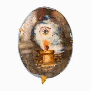 Miroir Eye of the Sacred Heart Argent de Unique Mirrors