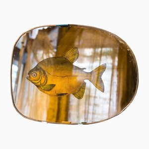 Specchio Spiegel mit schwimmendem Fisch von Unique Mirrors