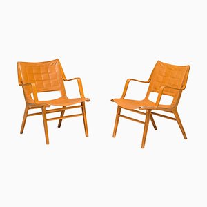 AX 6060 Chairs attributed to Peter Hvidt & Molgaard-Nielsen for Fritz Hansen, 1950s, Set of 2