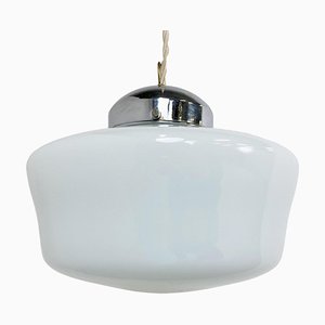 Opaline Pendant Light, 1930s