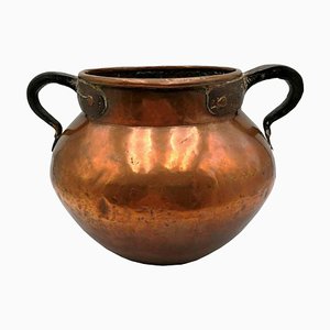 19th Century Copper Cauldron