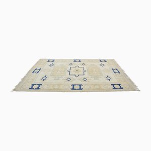 Antique Blonde & Blue Century Faded Rug