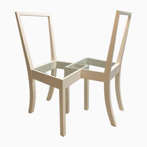 Sedia scultura Interlocking Chair A di Langlands & Bell, Inghilterra, 1989