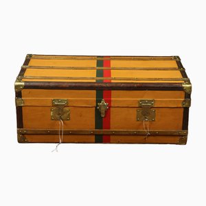 Flat Cabin Trunk with Key