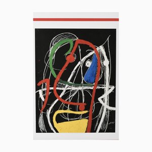 Joan Miro, Femme Oiseaux, 1976, Screen Print, Framed