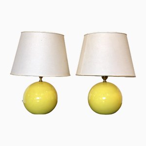 Ceramic Table Lamps, 1970s, Set of 2