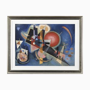 Wassily Kandinsky, In blu, 1925, Serigrafia, Incorniciato