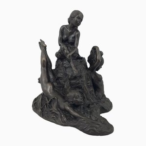 Bronze Figurine of Bathing Ladies