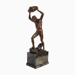 Otto Schmidt-Hofer, Guerriero Art Deco, anni '20, bronzo