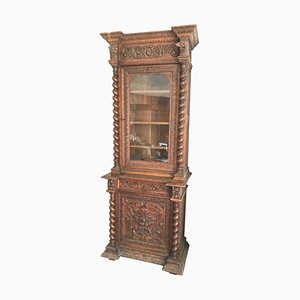 Vitrine Hunting Showcases in Louis XIII Style, 1800s