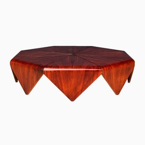 Rosewood Petalas Coffee Table by Jorge Zalszupin for L'atelier, 1959