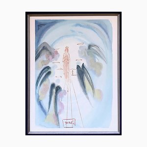 Salvador Dali, Heaven Canto 25, Mediados del siglo XX, Grabado