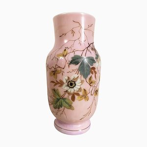 Napoleon III Vase in Opaline Pink