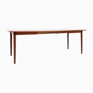 Mid-Century Extendable Dining Table in Teak attributed to Alf Aarseth for Gustav Bahus, 1960s