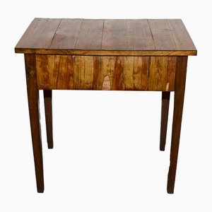 Men's Bathroom Table with Opening Top in Plated in Walnut, Italy