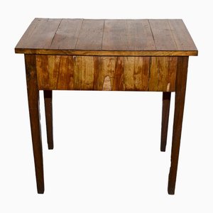 Men's Bathroom Table with Opening Top in Plated in Walnut, Italy