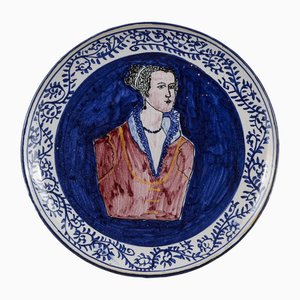 Plate with Painted Head by Appignano