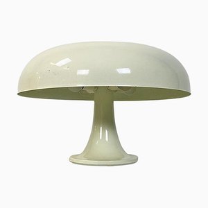 Lampe de Bureau Nesso Modulaire en Plastique Blanc attribuée à G. Mattioli Fort pour Artemide, 1967