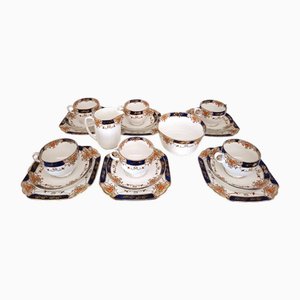 Vintage Teeservice aus Porzellan, 1920er, 6er Set