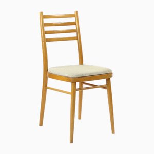 Mid-Century Dining Chair in Blond Wood, Former Czechoslovakia, 1960s
