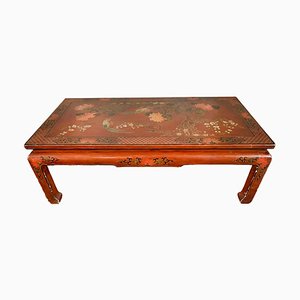 Chinese Red Lacquer Table, 1950s