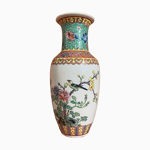 Vase in Canton Porcelain, 20th Century