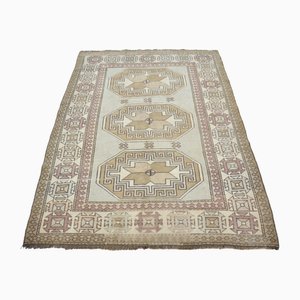 Anatolian Muted Hand Knotted Faded Rug