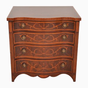 Antique Sheraton Chest of Drawers in Inlaid Walnut, 1950s