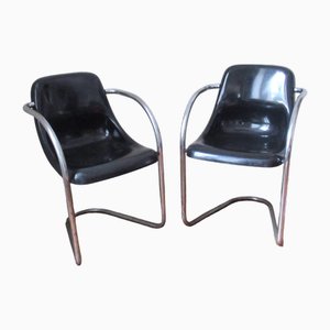 Italienische Vintage Stühle, 1960er, 2er Set