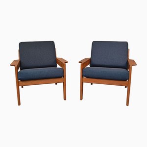 Vintage Danish Teak Lounge Chairs by Arne Wahl Iversen for Komfort, Set of 2