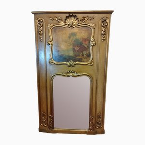 Louis XV Style Trumeau Mirror