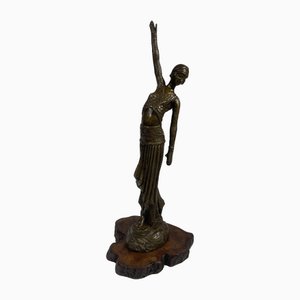 Bailarina Liberty de bronce y aire, años 20