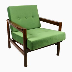 Vintage Armchair in Light Green, 1970s
