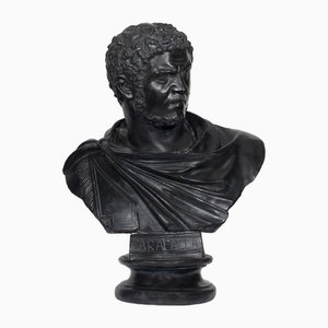 Buste en Plâtre de Caracalla, Chiurazzi, 1980s, Gesso