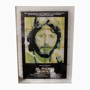 Argentinisches Vintage Serpico Filmposter mit Al Pacino, 1973