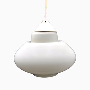 Pendant Lamp in White Milk Glass from Philips Holland, 1960s