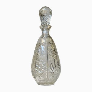 French Cut Crystal Decanter from Cristal De Lorraine, 1950s