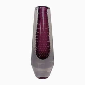 Glass Vase by Gunnel Nyman for Nuutajarvi Notsjo, Finland, 1940s