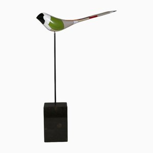 Livio Fantini, Bird, 2020, Iron & Wood & Marble