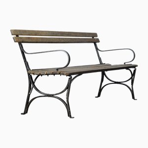 Riveted Iron Park Bench, 1920s
