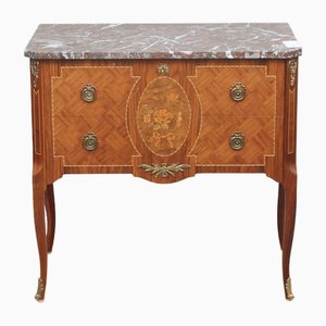 Gustavian Haupt Chest with Marble Top