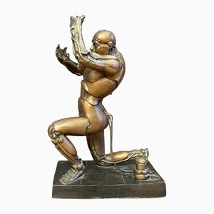 Skulptur, Figurativer Expressionismus, 1960er, Bronze