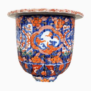 Vaso da fiori Imari in porcellana, fine XIX secolo