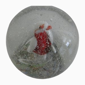 Pisapapeles en forma de pingüino de cristal de Murano, años 20