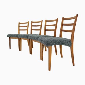 Chaises de Salle à Manger en Chêne, Tchécoslovaquie, 1960s, Set de 4