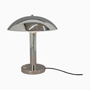 Chrome-Plated Table Lamp attributed to Josef Hurka for Napako, 1940s