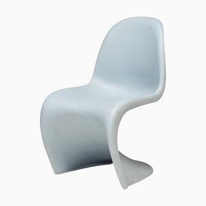Mid-Century Modern Light Blue Panton Chairs by Verner Panton for Vitra, 2000s