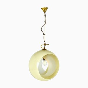Lampe à Suspension Eclipse en Verre de Mazzega, Italie, 1960s
