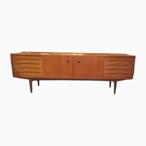 Credenza vintage in teak di Fredrik Kayser per Gustav Bahus, Norvegia, anni '60