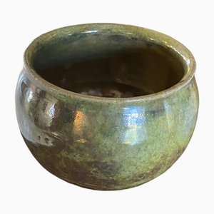 Vintage Raku Bowl by Gisele Buthod-Garçon